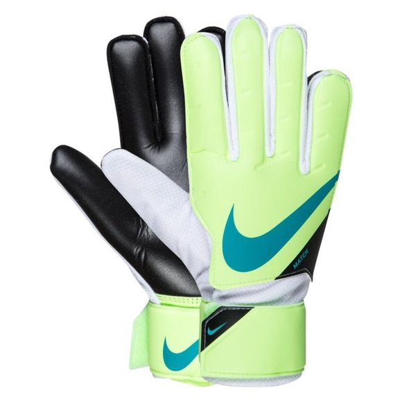 Nike CQ7799-345 Goalkeeper Match Football Gloves Lime Glow - Picture 1 of 1